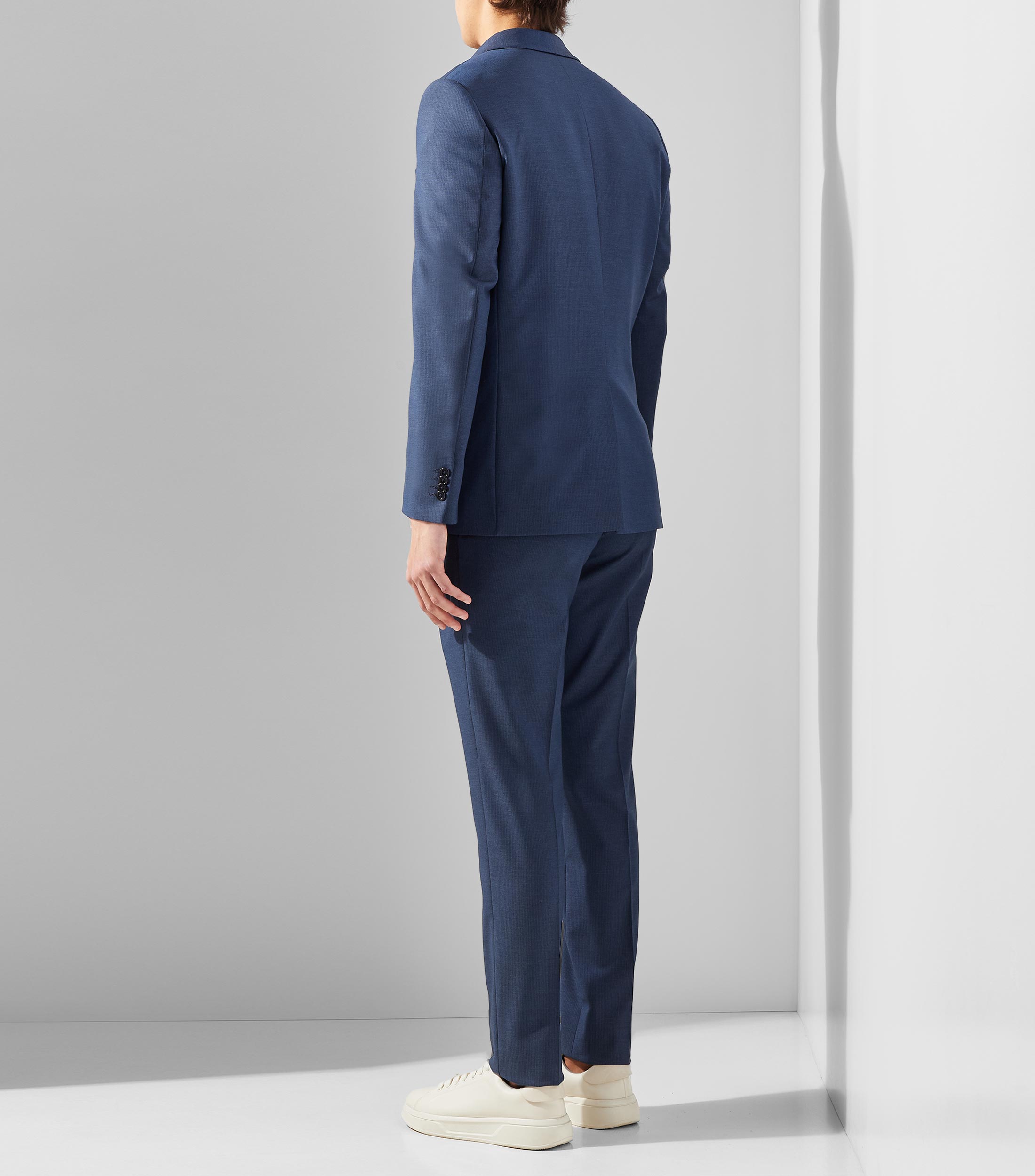 Traje de corte recto liso Hombre